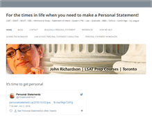 Tablet Screenshot of personalstatement.ca